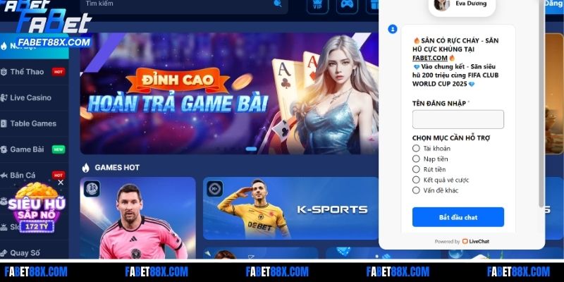 Có rất nhiều cách khiếu nại tại Fabet